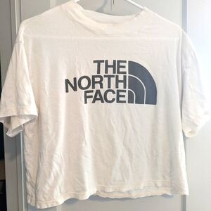 The North Face Cropped Tee, Cream M